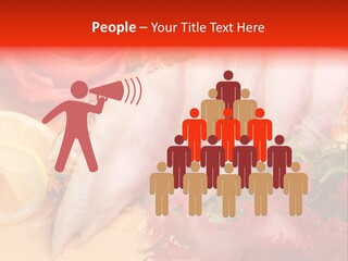 Isolated Delicacy Lunch PowerPoint Template