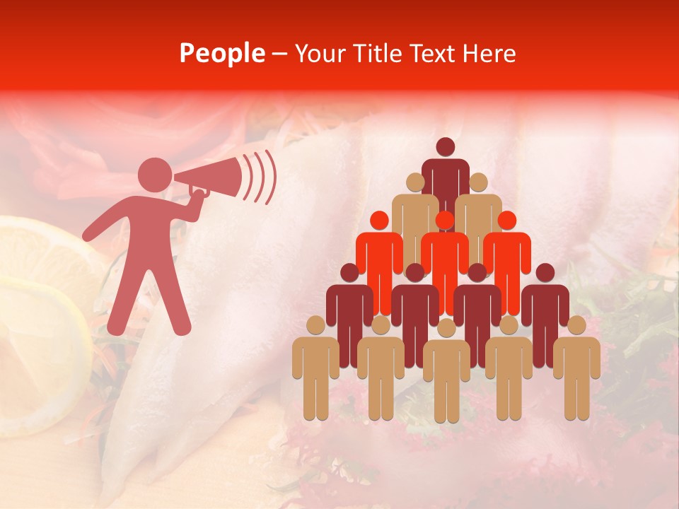 Isolated Delicacy Lunch PowerPoint Template