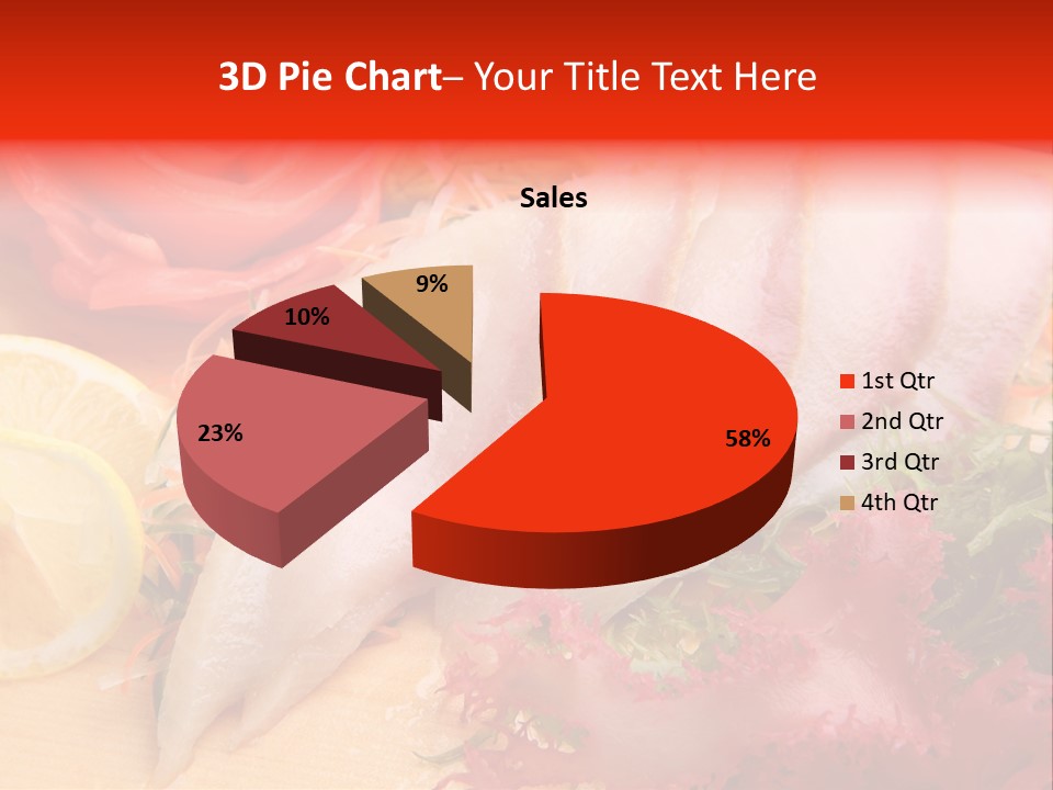 Isolated Delicacy Lunch PowerPoint Template