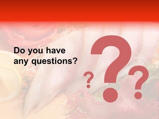 Isolated Delicacy Lunch PowerPoint Template