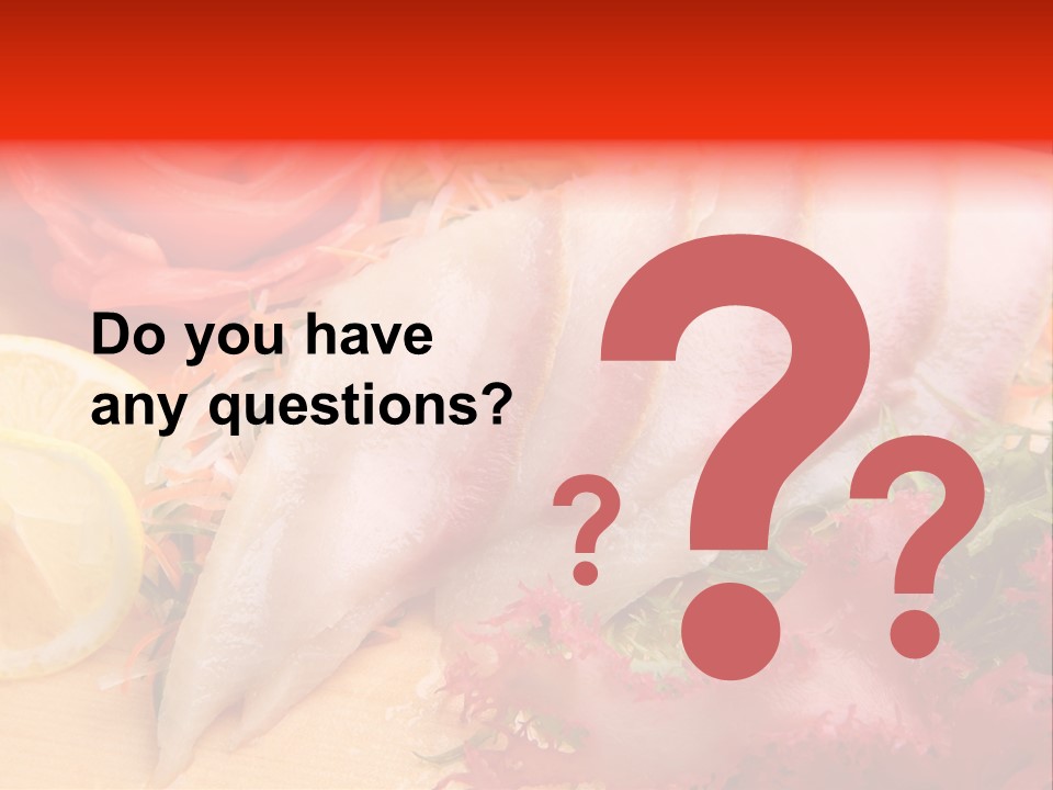 Isolated Delicacy Lunch PowerPoint Template