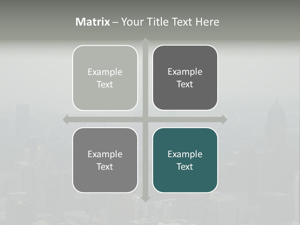 Sky Smog Tall PowerPoint Template