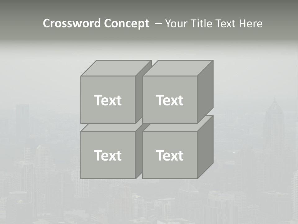 Sky Smog Tall PowerPoint Template