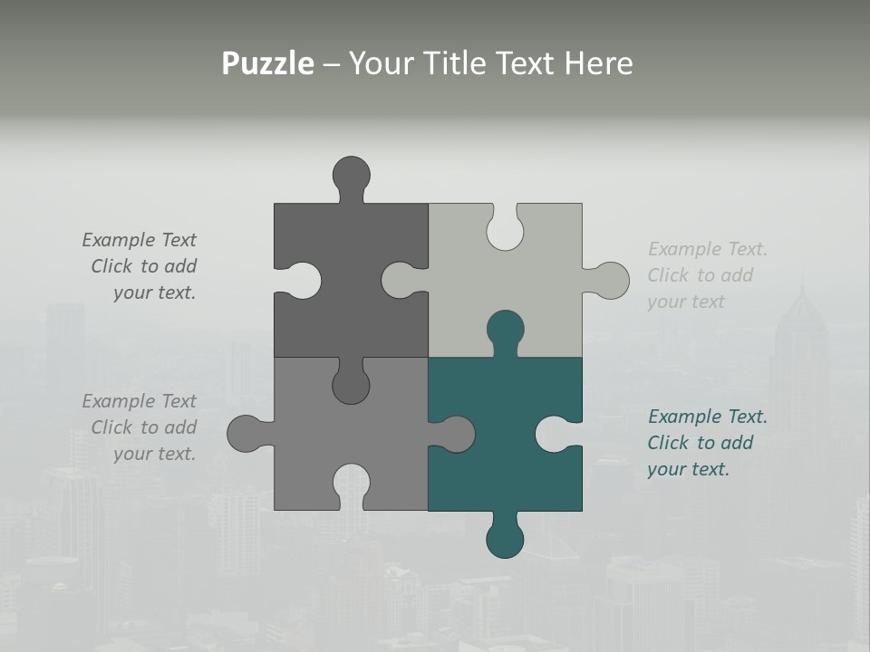 Sky Smog Tall PowerPoint Template