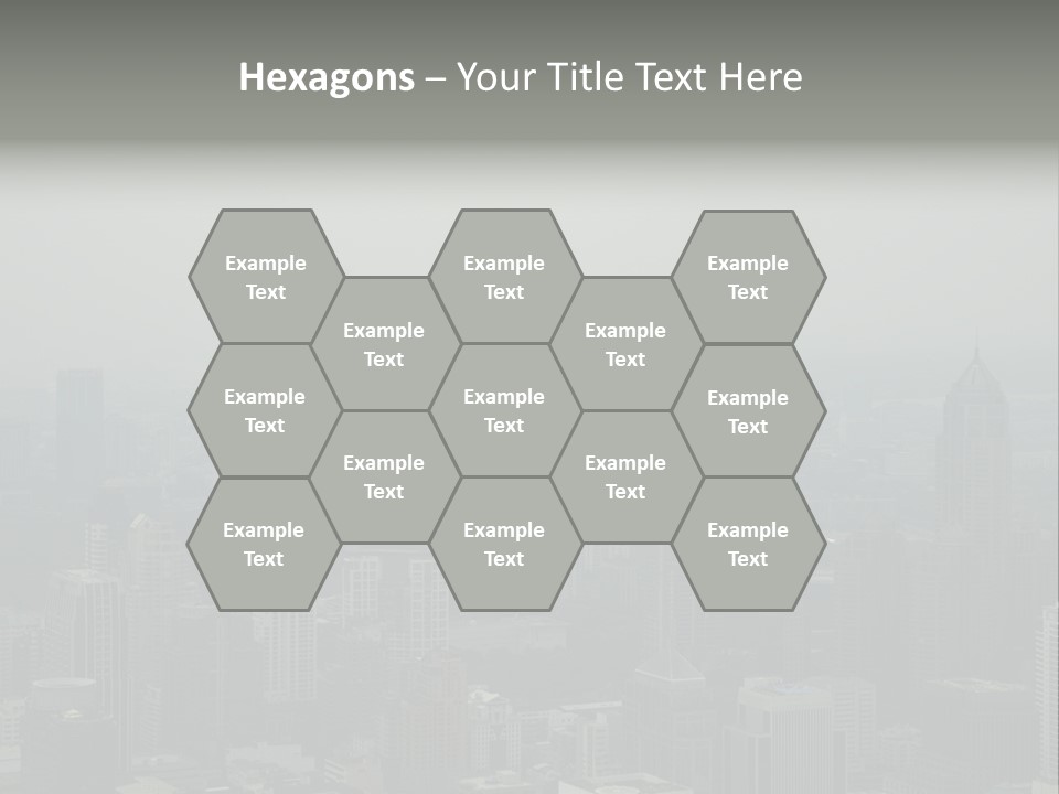 Sky Smog Tall PowerPoint Template