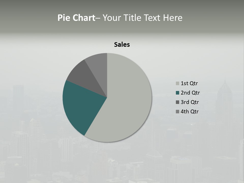 Sky Smog Tall PowerPoint Template