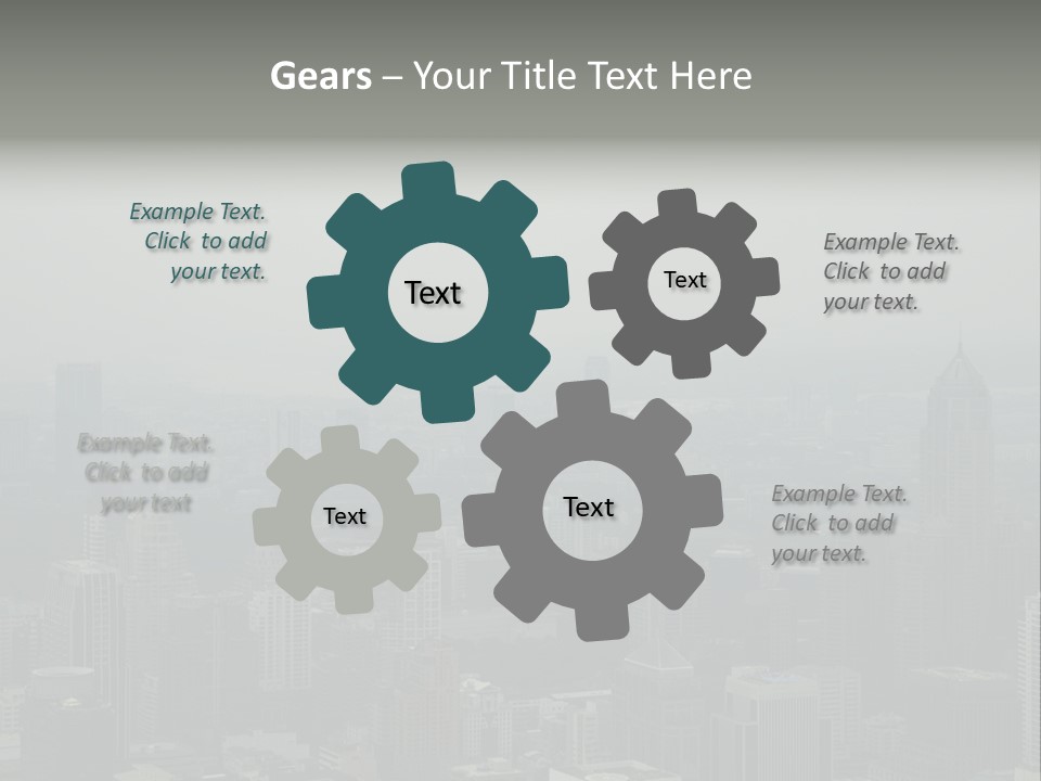 Sky Smog Tall PowerPoint Template