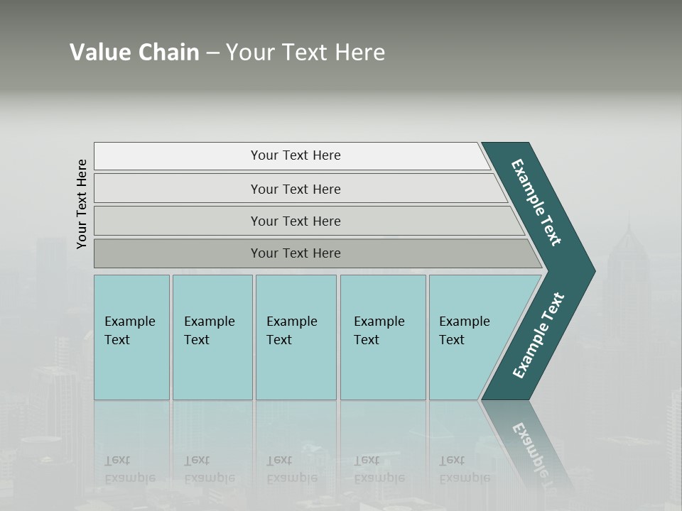 Sky Smog Tall PowerPoint Template