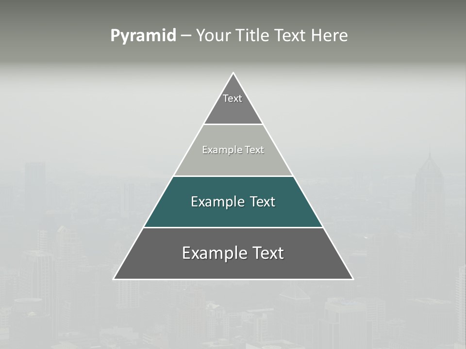 Sky Smog Tall PowerPoint Template