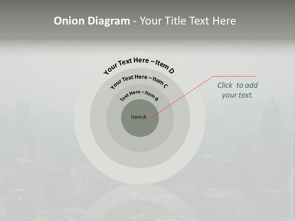 Sky Smog Tall PowerPoint Template