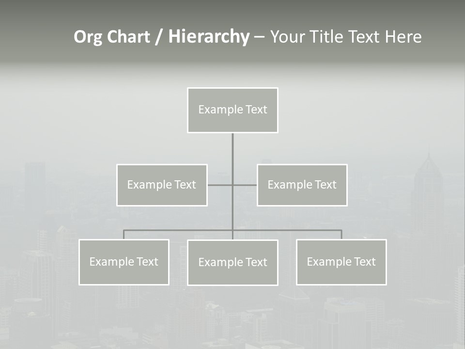 Sky Smog Tall PowerPoint Template
