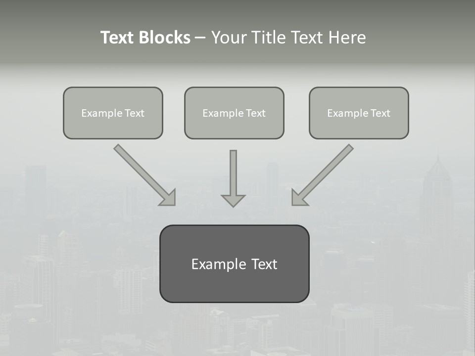 Sky Smog Tall PowerPoint Template