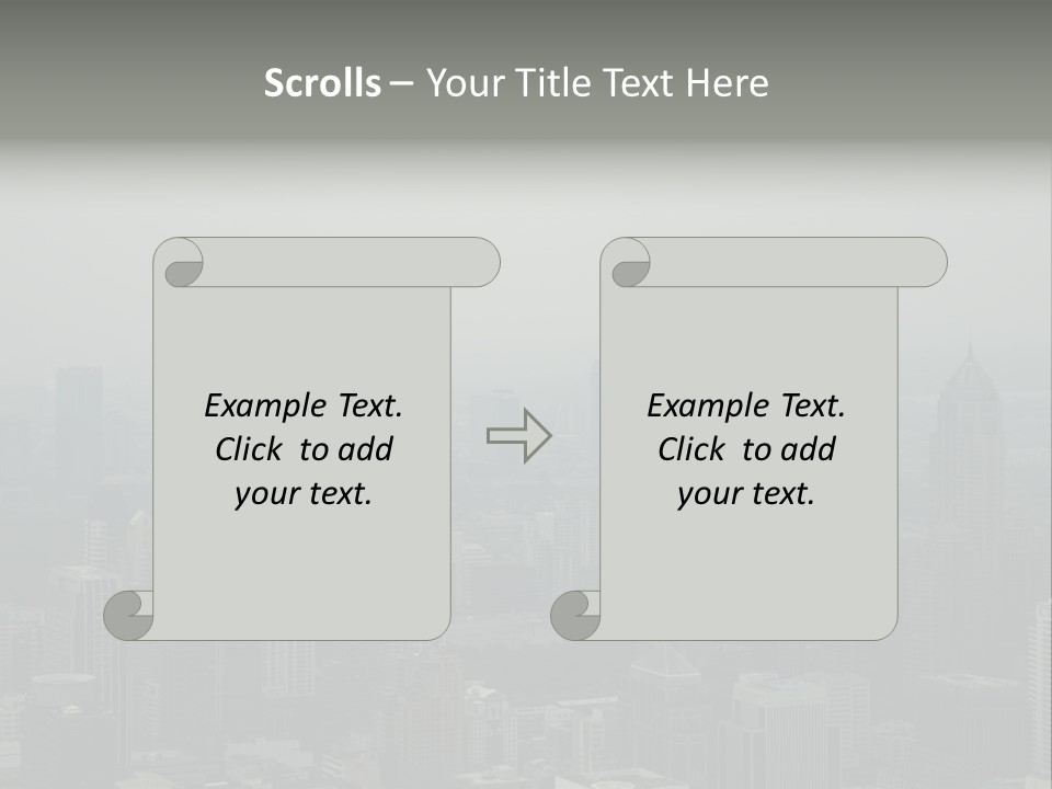 Sky Smog Tall PowerPoint Template