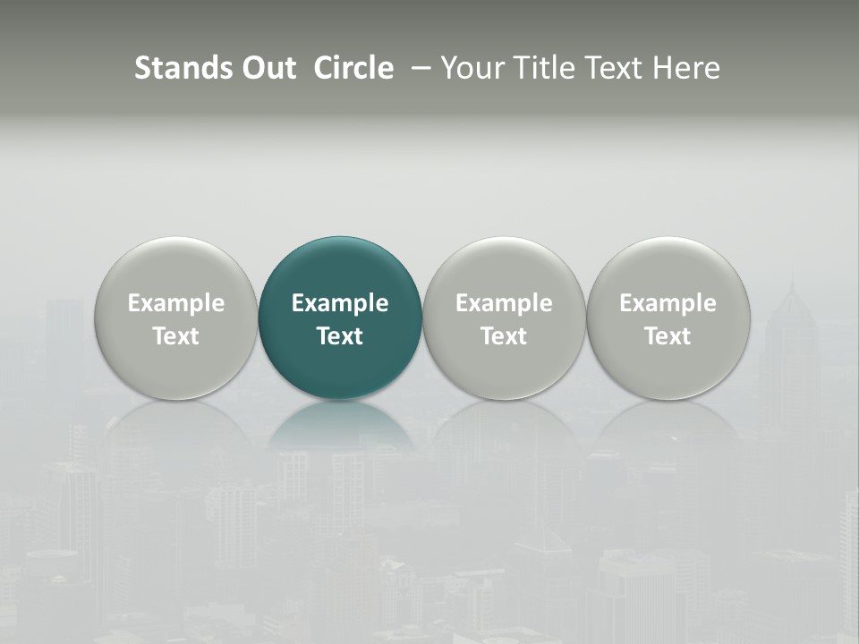 Sky Smog Tall PowerPoint Template