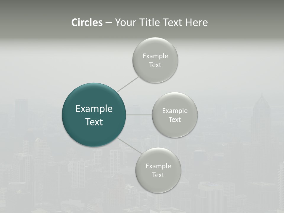 Sky Smog Tall PowerPoint Template