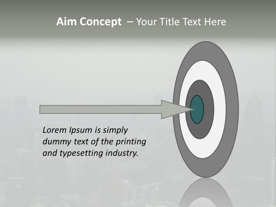 Sky Smog Tall PowerPoint Template