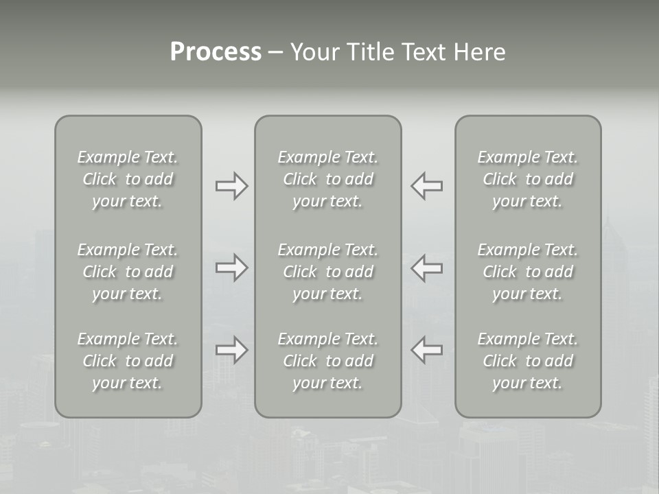 Sky Smog Tall PowerPoint Template