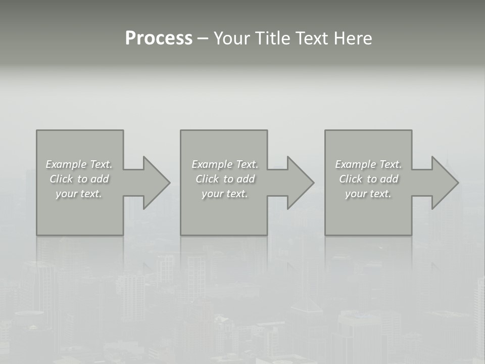 Sky Smog Tall PowerPoint Template