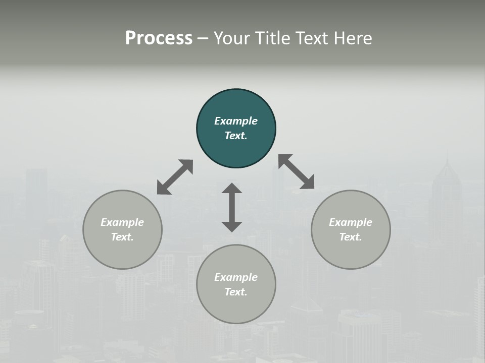 Sky Smog Tall PowerPoint Template