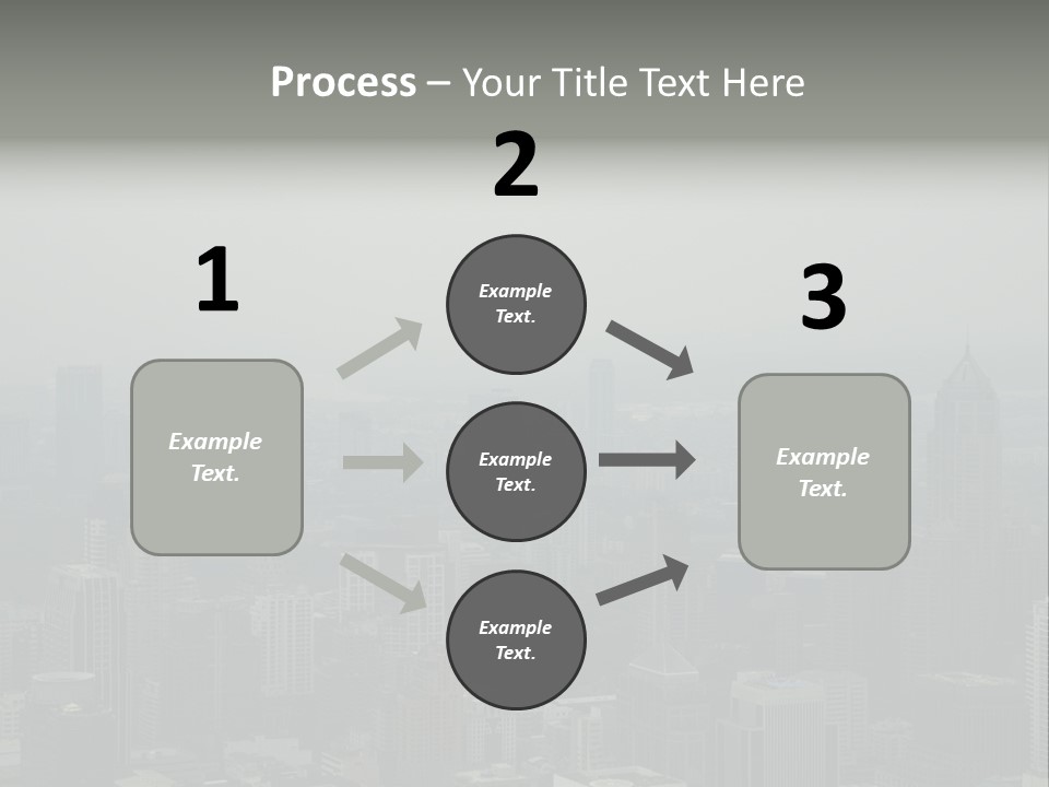 Sky Smog Tall PowerPoint Template