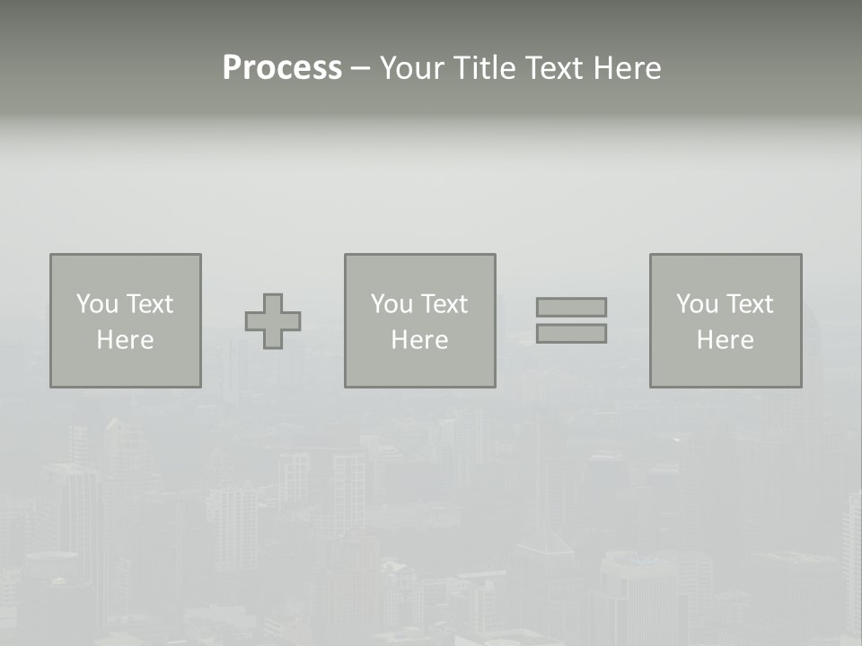Sky Smog Tall PowerPoint Template