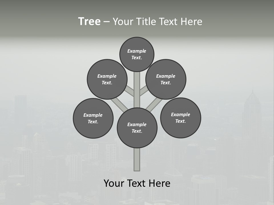 Sky Smog Tall PowerPoint Template