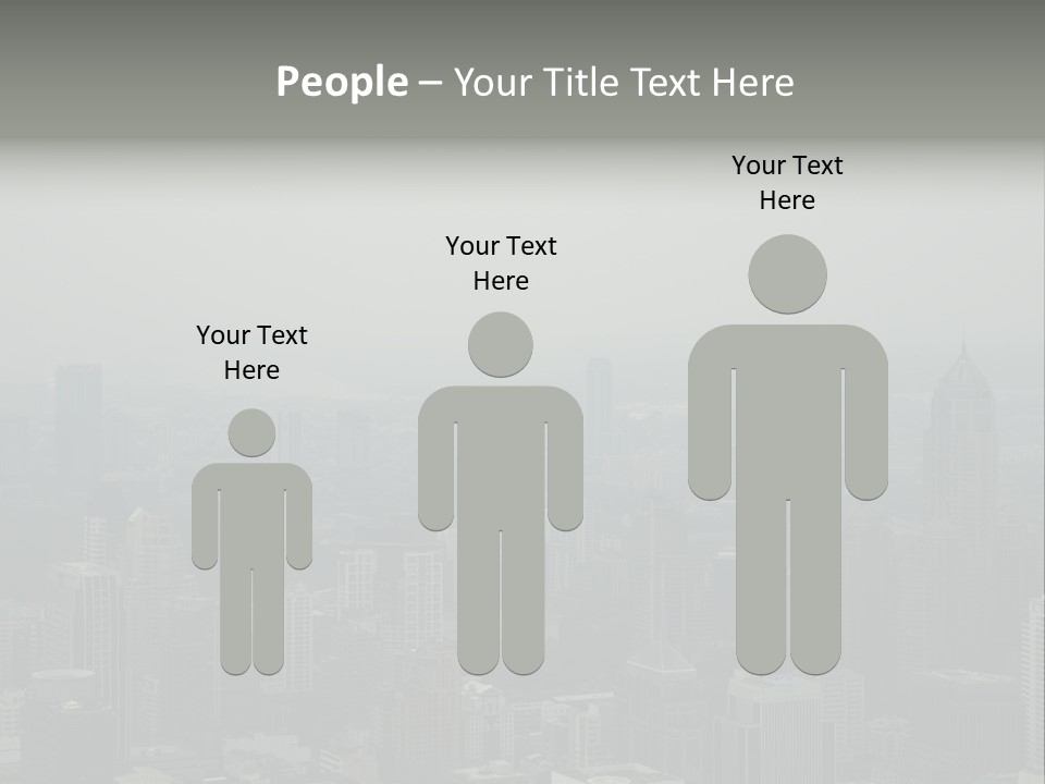 Sky Smog Tall PowerPoint Template