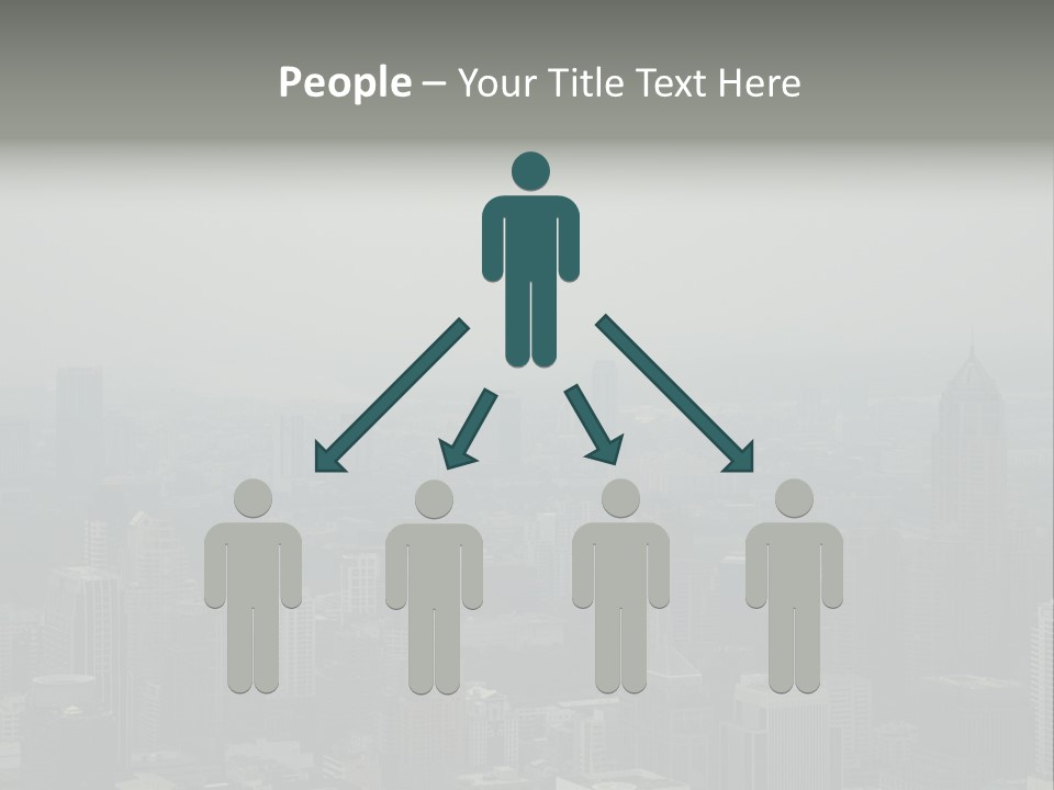 Sky Smog Tall PowerPoint Template
