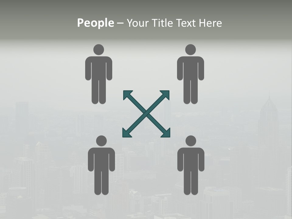 Sky Smog Tall PowerPoint Template