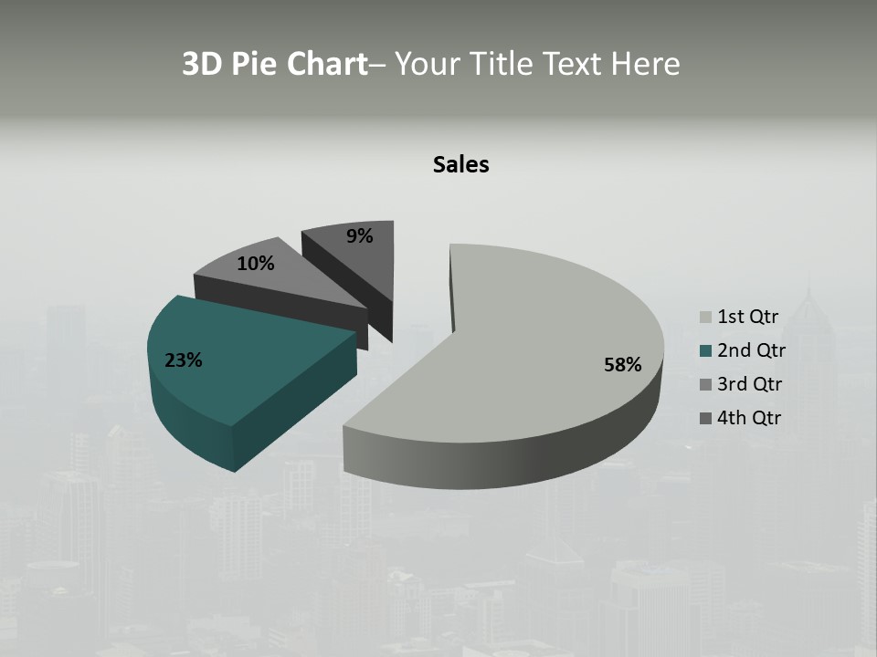 Sky Smog Tall PowerPoint Template