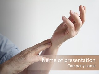 Discomfort Numbness Health Care PowerPoint Template