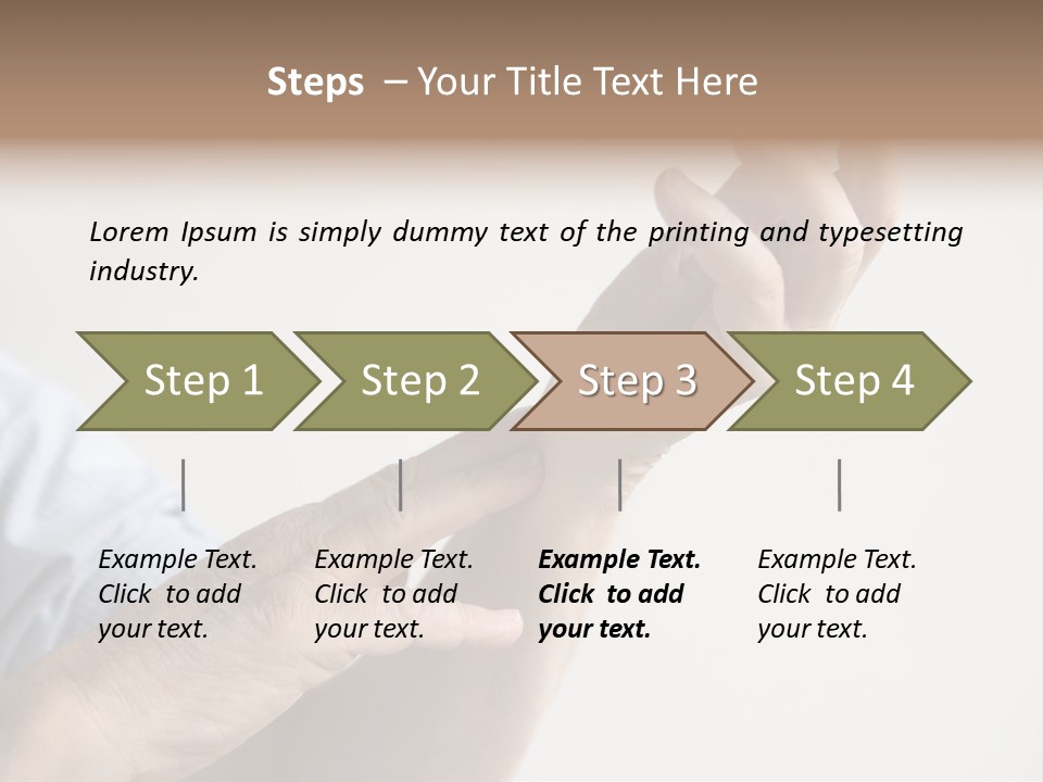Discomfort Numbness Health Care PowerPoint Template