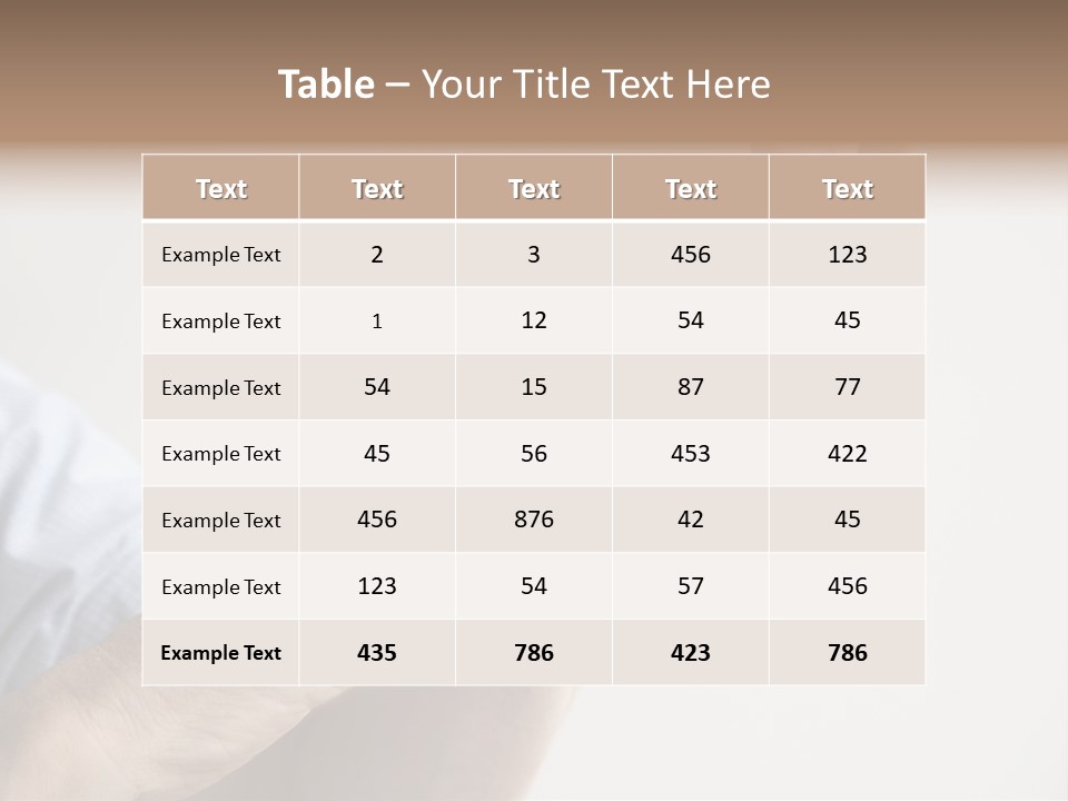 Discomfort Numbness Health Care PowerPoint Template