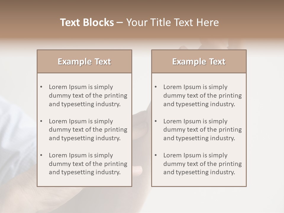 Discomfort Numbness Health Care PowerPoint Template