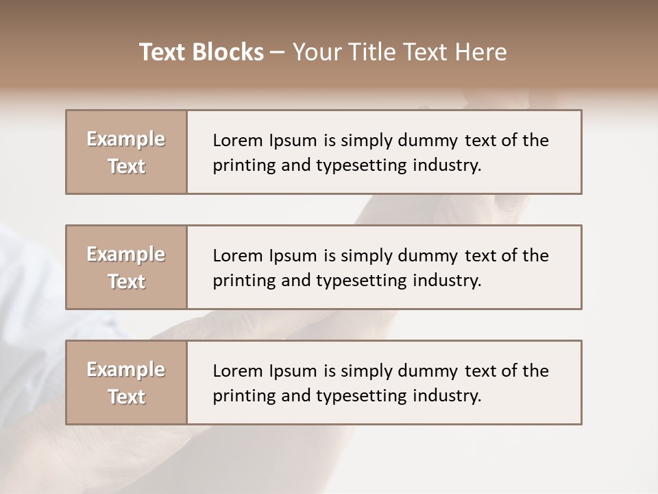 Discomfort Numbness Health Care PowerPoint Template