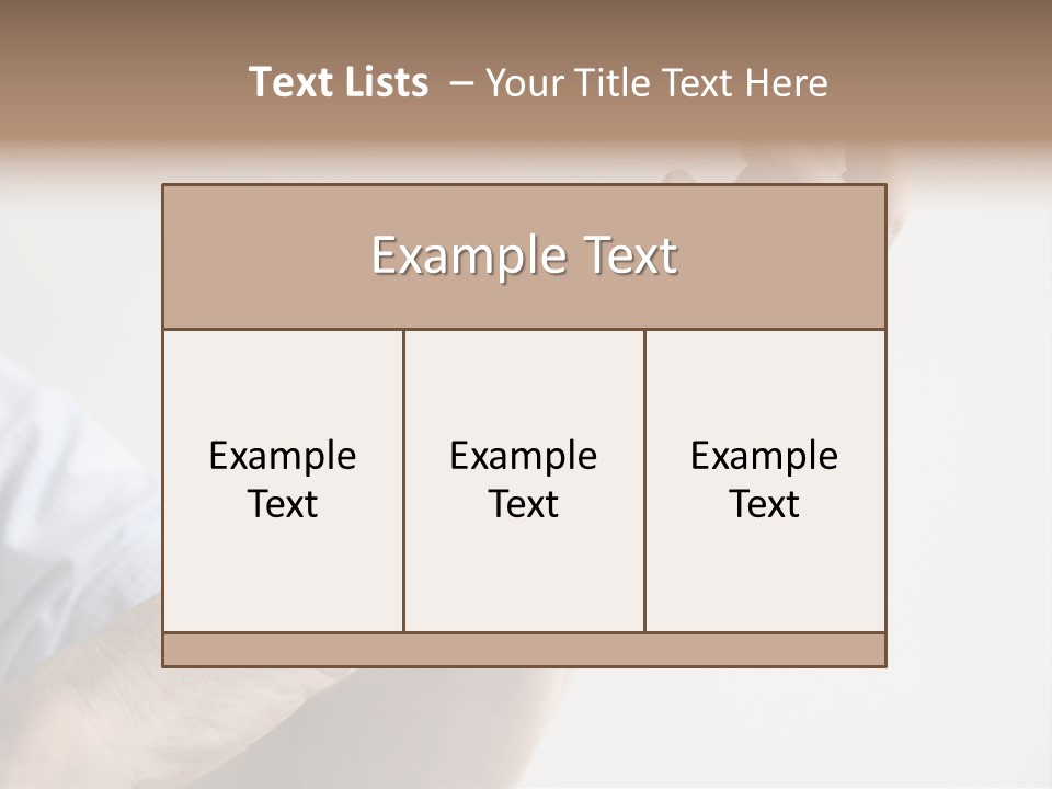 Discomfort Numbness Health Care PowerPoint Template
