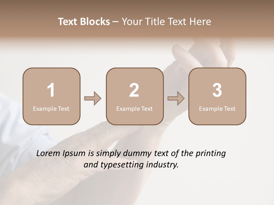 Discomfort Numbness Health Care PowerPoint Template