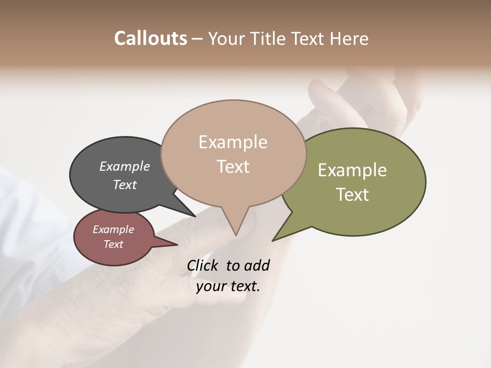 Discomfort Numbness Health Care PowerPoint Template