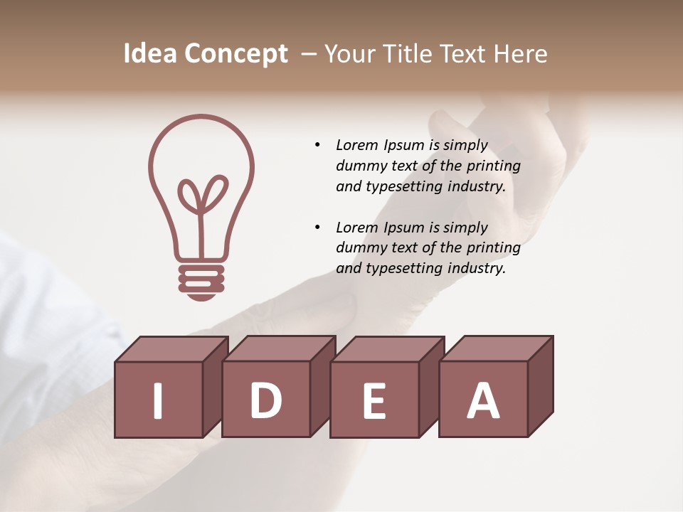 Discomfort Numbness Health Care PowerPoint Template