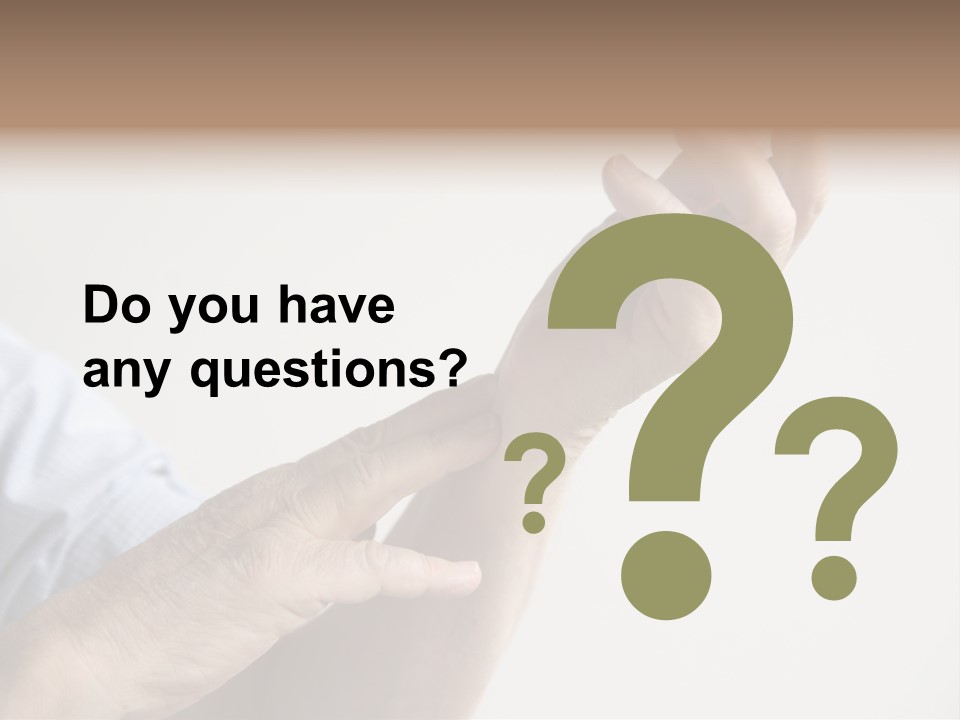 Discomfort Numbness Health Care PowerPoint Template