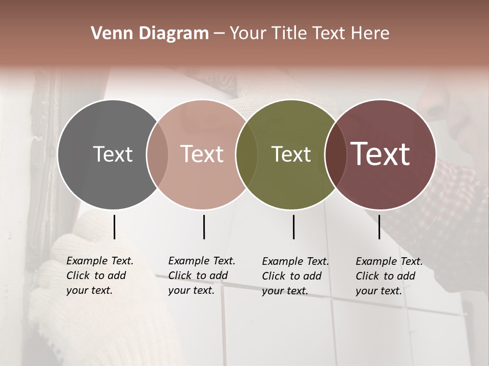 Working Construction Worker Wall PowerPoint Template