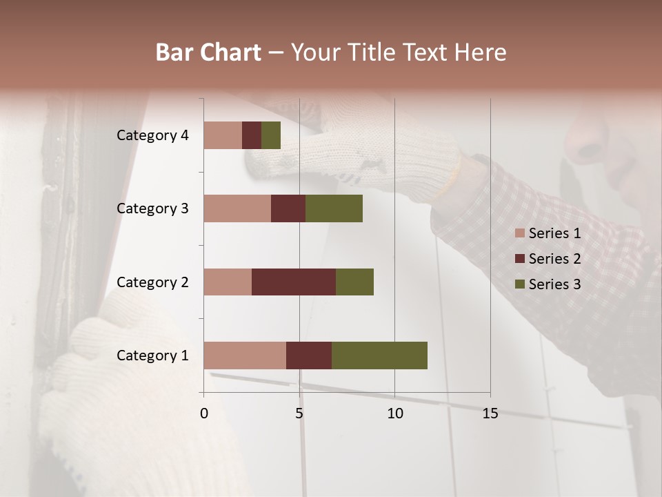 Working Construction Worker Wall PowerPoint Template