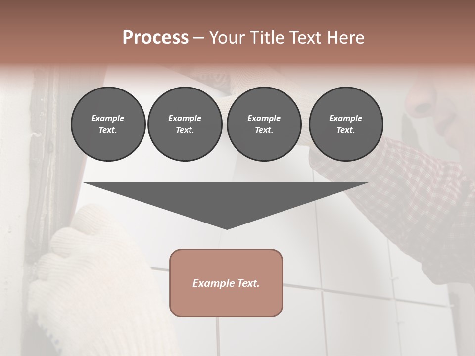 Working Construction Worker Wall PowerPoint Template