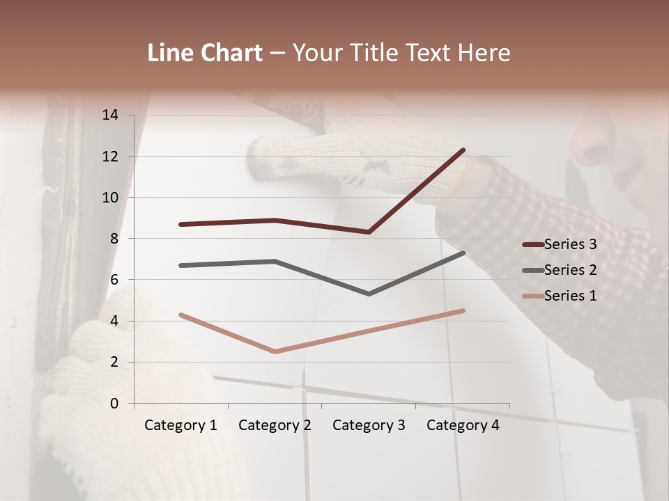Working Construction Worker Wall PowerPoint Template