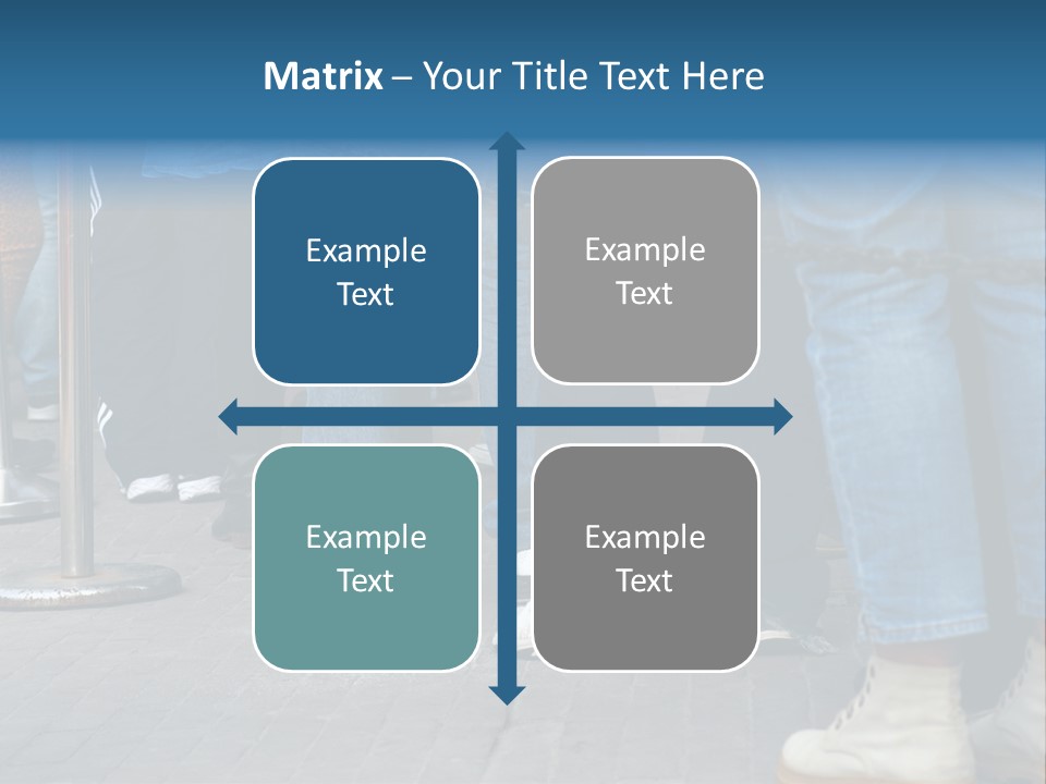 Casual Leg Lineup PowerPoint Template