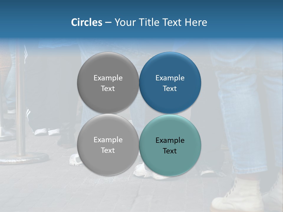 Casual Leg Lineup PowerPoint Template