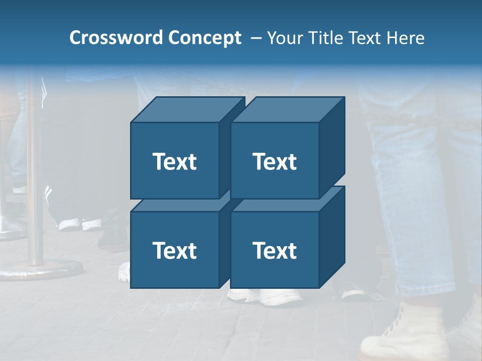 Casual Leg Lineup PowerPoint Template