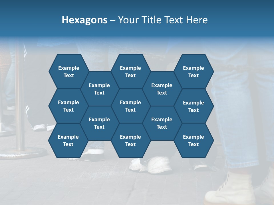 Casual Leg Lineup PowerPoint Template