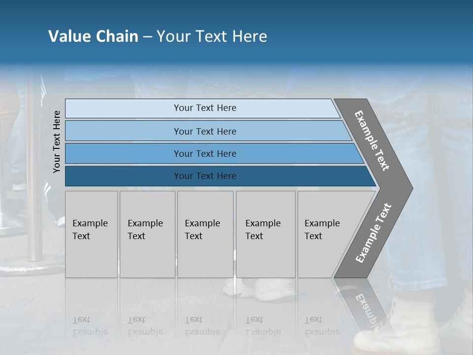 Casual Leg Lineup PowerPoint Template