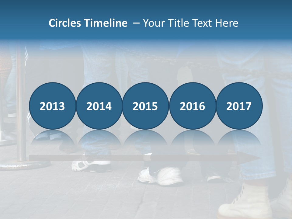 Casual Leg Lineup PowerPoint Template